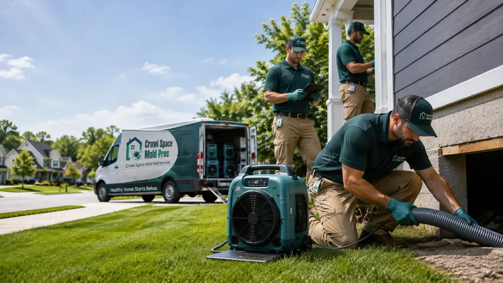 Crawl Space Mold Removal in Charlevoix, MI